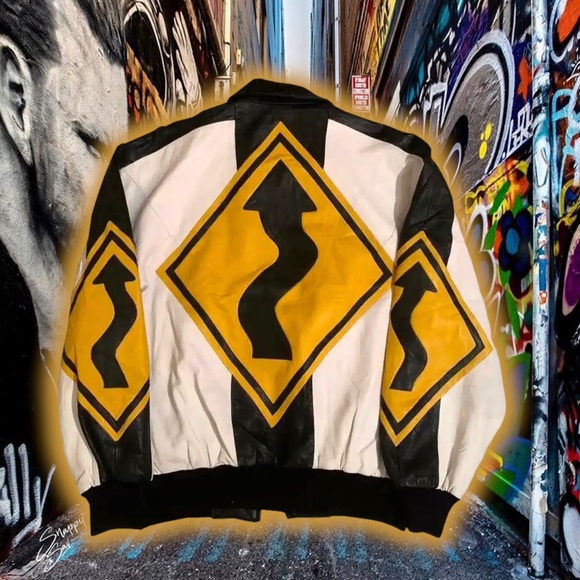 💎Vintage💎 Michael Hoban Street Sign 🚸HOBO Leather 🧥 - Picture 3 of 8